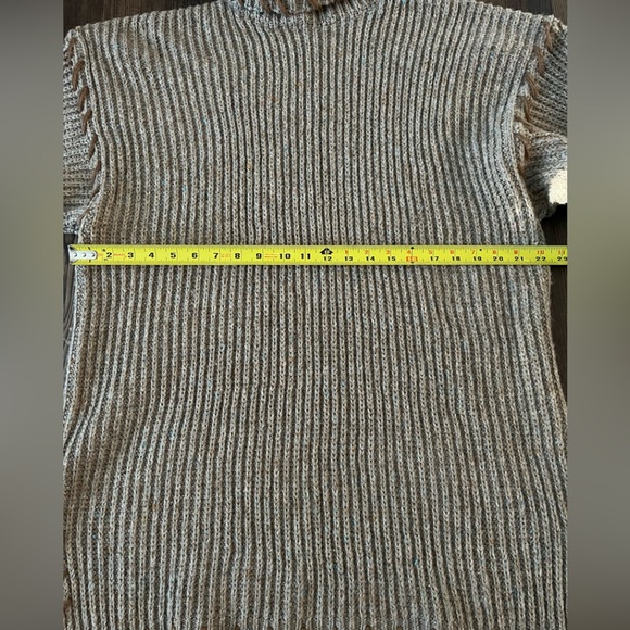 QPS Turtleneck Chunky Wool Sweater XL - Picture 10 of 13